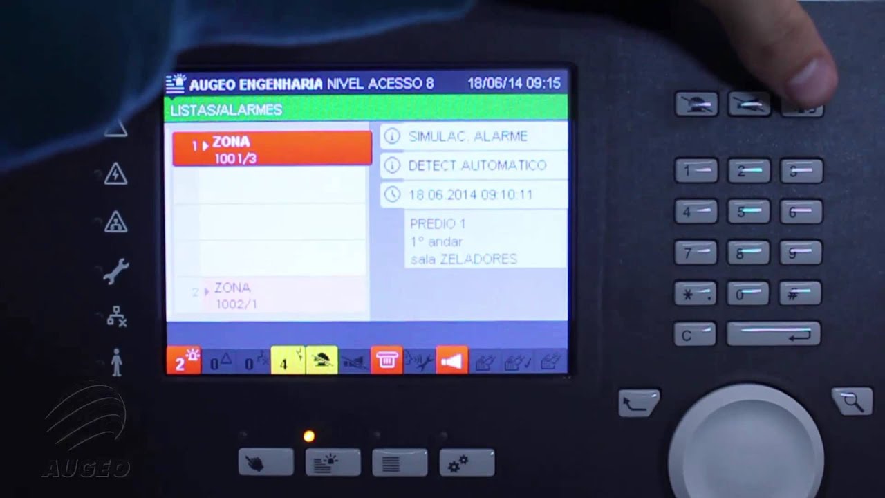Video-Aula 4/4 - Instrução para operação da Securifire