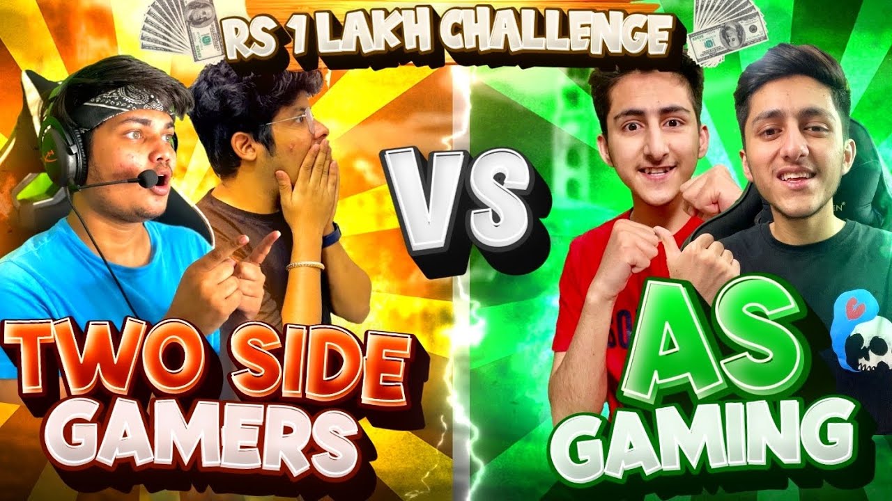 Two Side Gamers Vs As Gaming Brothers😡😱|| Winner Get's ₹1,00,000 -Garena Free Fire