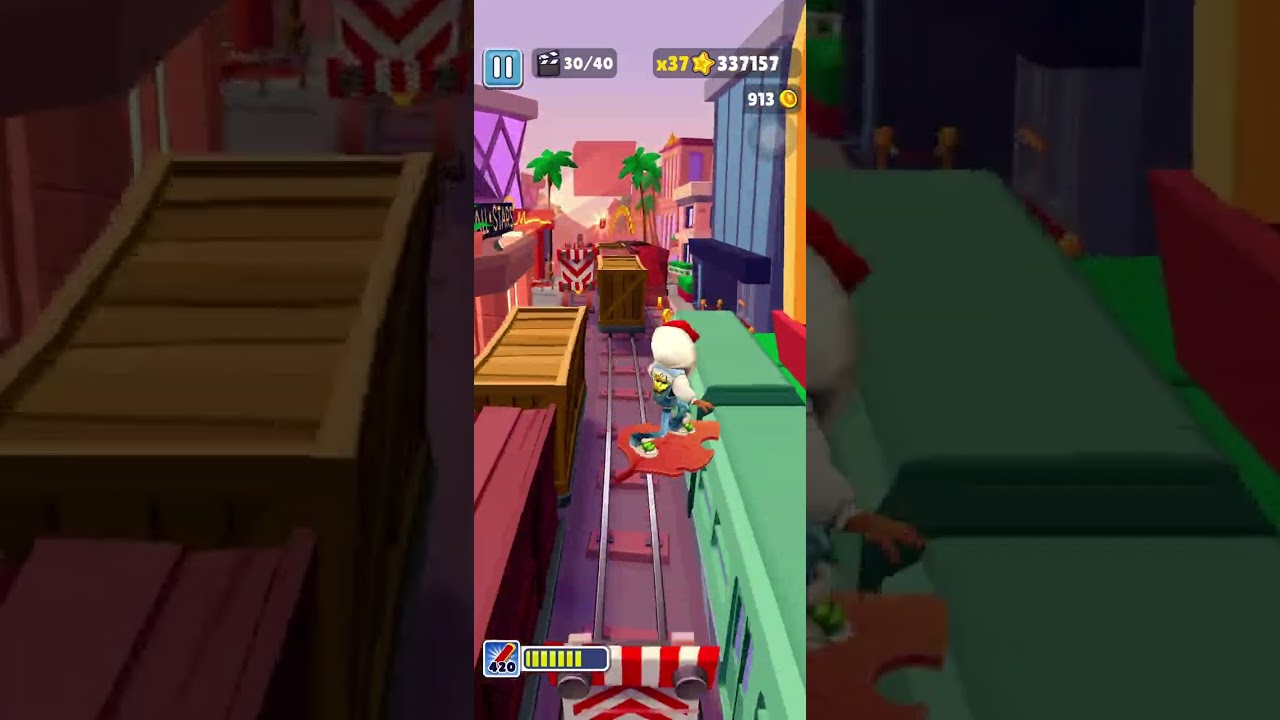 Subway Surfers ASMR 😋🧲|| #funnyvideo  #shortsfeed #shortslive #shortsvideo #ফানি