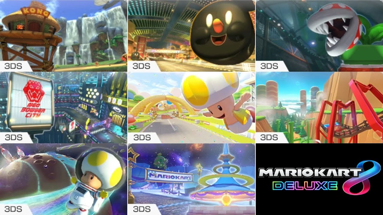 Mario Kart 8 Deluxe // All Mario Kart 7 Courses