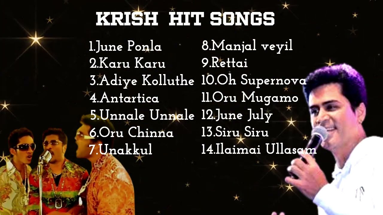 Krish Hit SOngs #krish #tamilllovesongs #tamilsongs