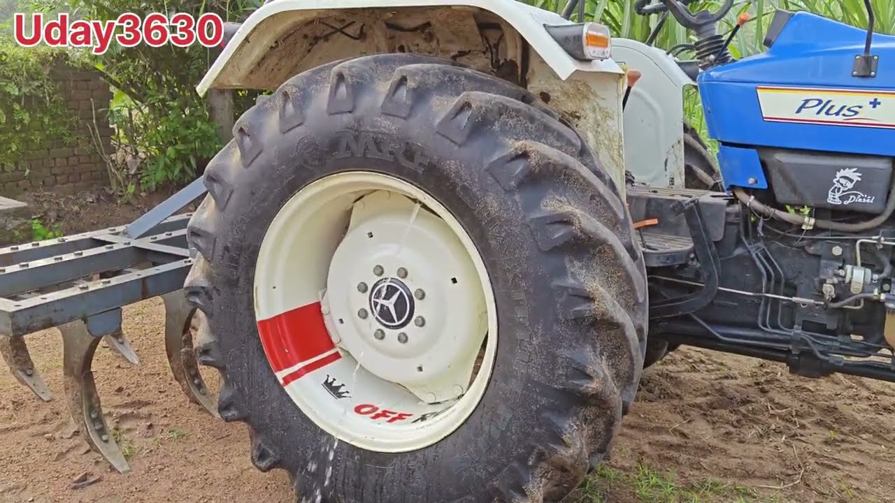ट्रैक्टर के टायरों में पानी भरने का सही तरीका | how do tractor water blasting #uday3630 