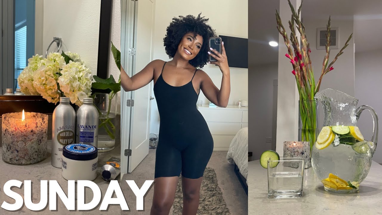sunday reset + self care routine | romanticizing my life | love letter to myself | LAUREN CAMILLE