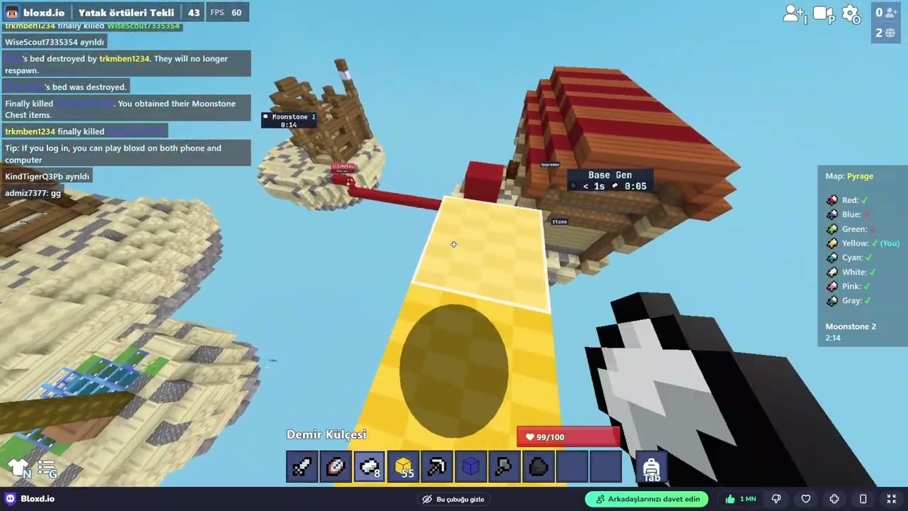 Bloxd io in bedwars