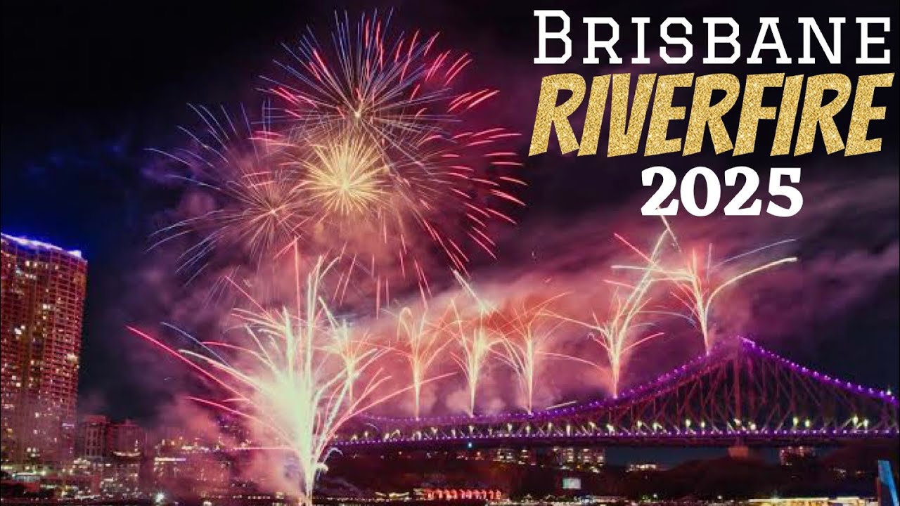 Riverfire 2025: Brisbane Ignites #brisbane #fireworks #sgktravelvlog #onemillionviews 