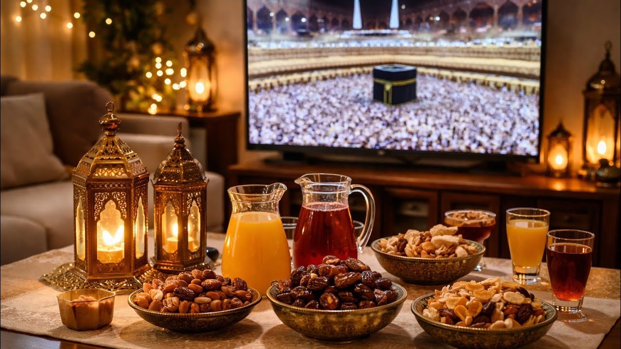 ✨ رمضان كريم  موسيقى هادئة مع أجواء روحانية وفوانيس مضيئة #ramadan
