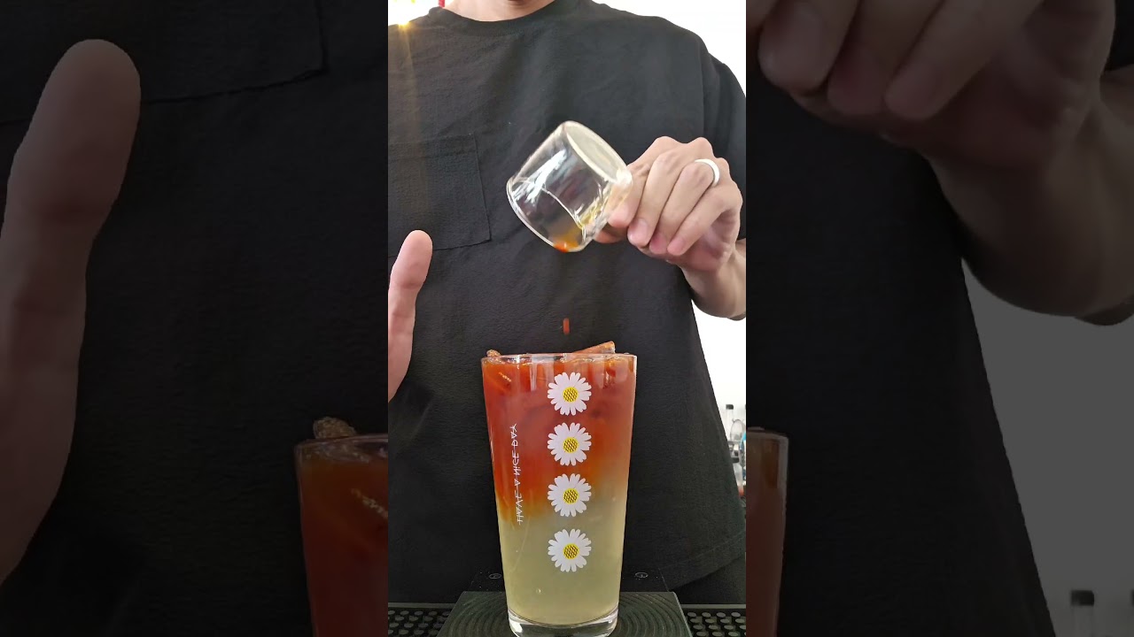 ✨️Honey lemon thai tea🐝🍋