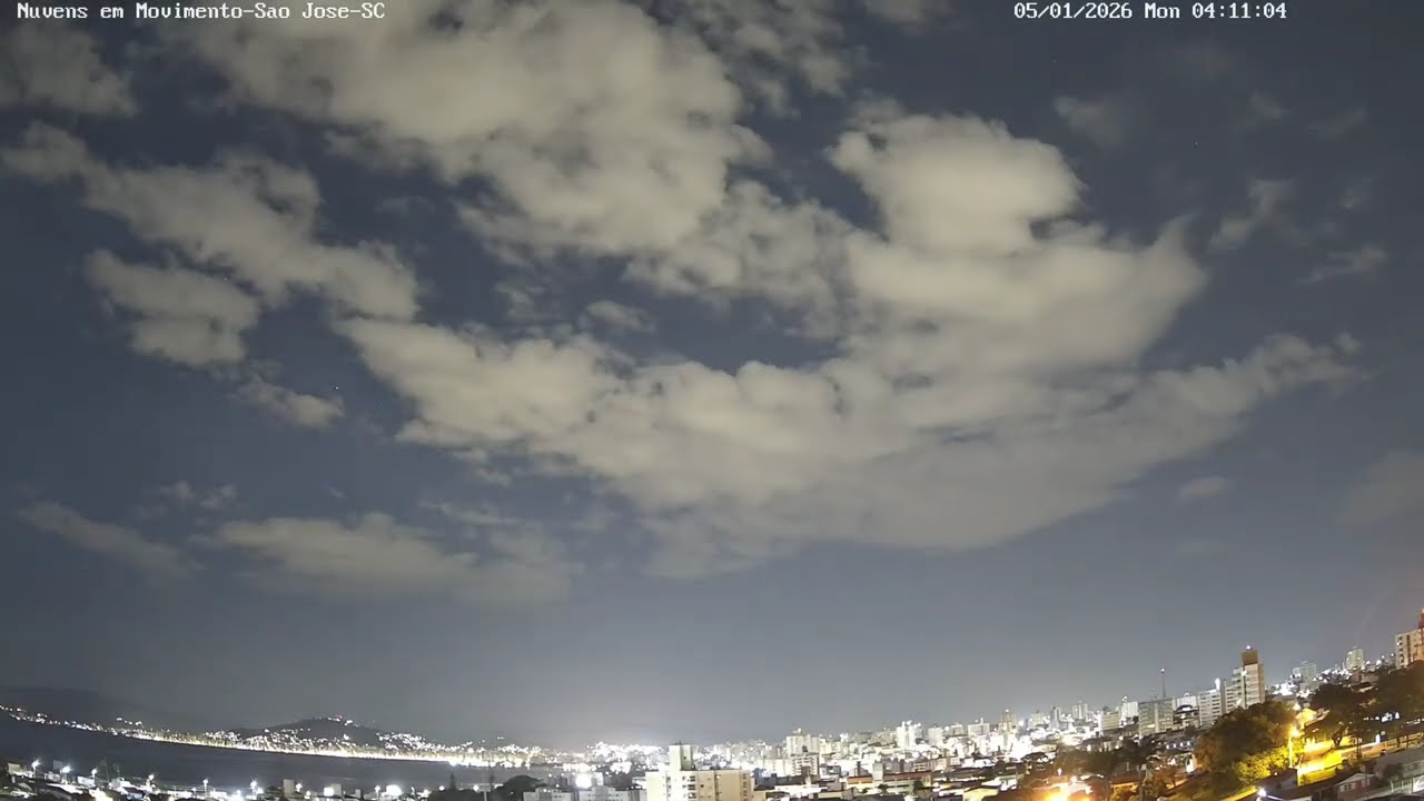 05/01/2026 - Time-lapse das Nuvens | Últimas 24h 