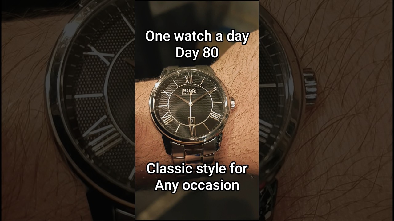 One Watch a Day &ndash; Day 80 | Hugo Boss HB217 Stainless Steel Elegance