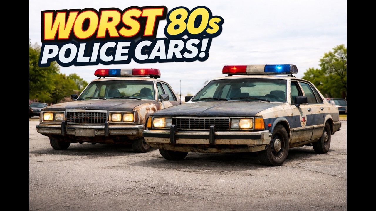 Shocking 1980s Patrol Car Fails | The TOP 3 Worst American Police Cars of the 1980s EXPOSED