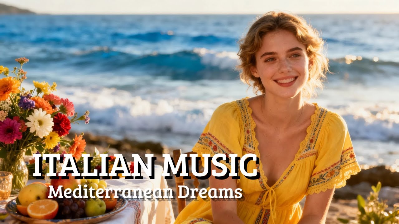 Italy Relaxing Instrumental 🎶 Peaceful Italian Music 2+ Hours Amalfi Coast Como Escape