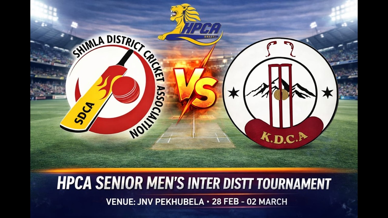 SENIOR MEN'S INTER DISTRICT DAYS TOURNAMENT 2026-27 (SHIMLA VS KULLU)
