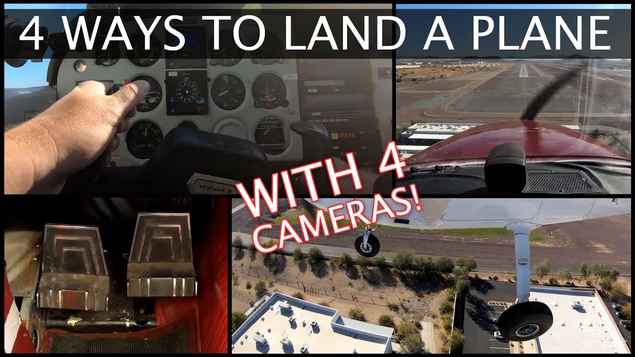4 Ways To land An Airplane AND 3 Ways to Take Off