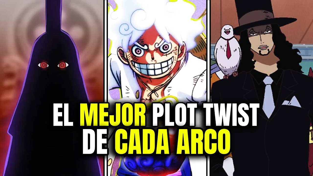 El MEJOR PLOT TWIST de CADA ARCO de One Piece