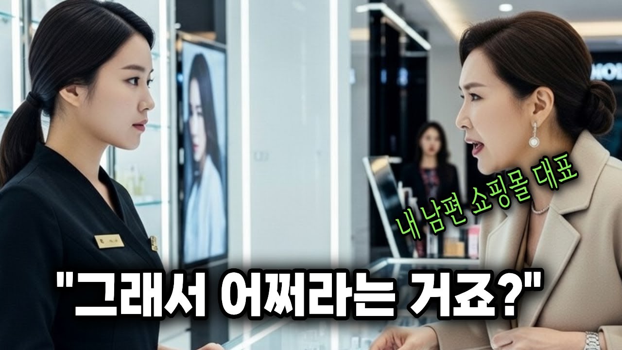“내가 누군줄 알아? 이 쇼핑몰 대표 사모야!” “그래서요, 어쩌라는 거죠?”
