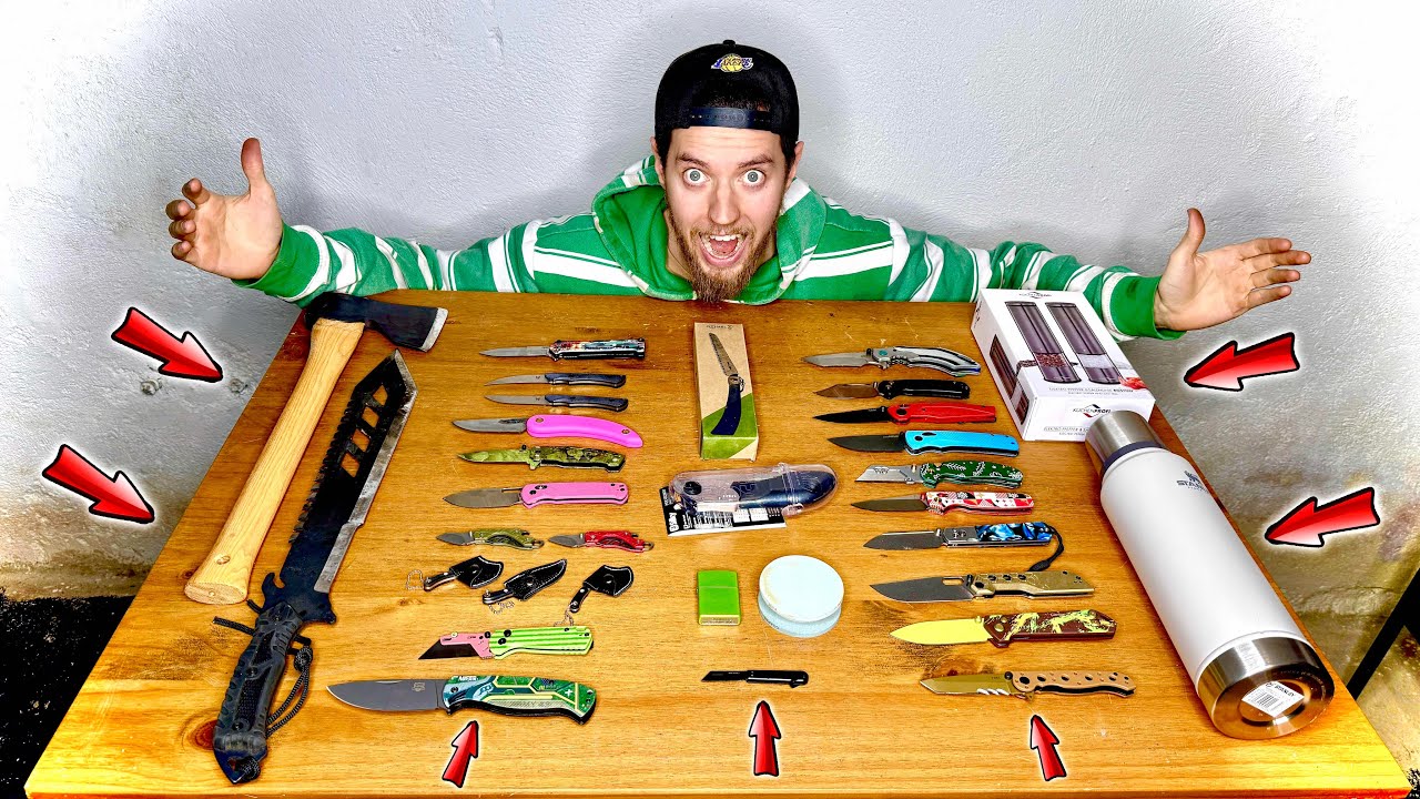 Außergewöhnliche Messer und nützliche Tools im XXL MESSER UNBOXING!