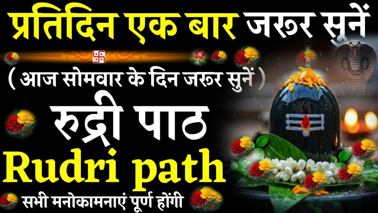 Rudri path || रुद्री पाठ|प्रतिदिन एक बार जरूर सुनें|#@pujapathmantrastotra_shakti9 #rudripath #shiv 
