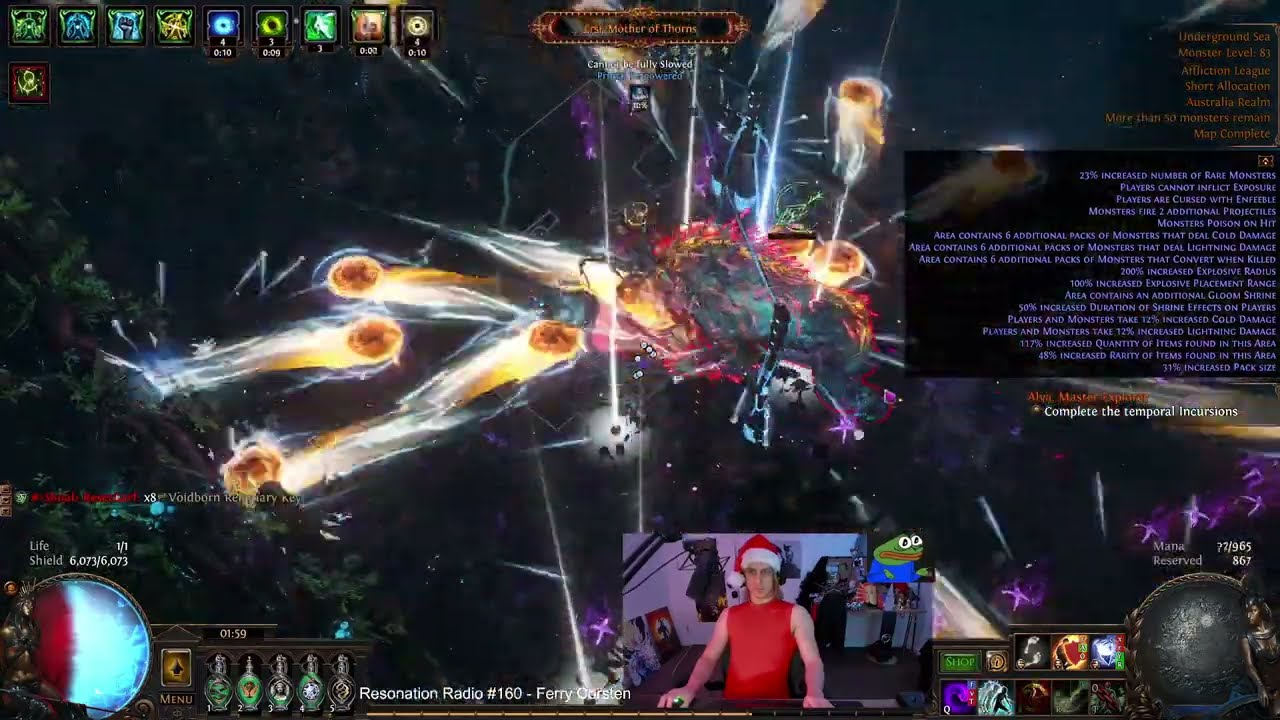 Tried The New Spectral Shield Throw As Trickster Eternity Shroud - Super Fun Clear, Super Mid DPS