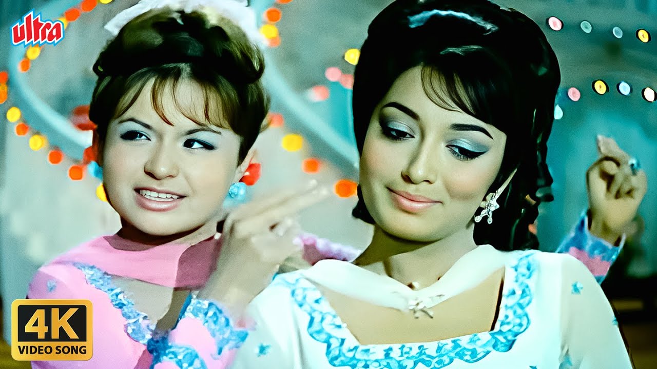 Deep Jale Dekho 4K Song - Asha Bhosle-Usha Khanna | Helen- Sadhana, Rajesh Khanna  Dil Daulat Duniya