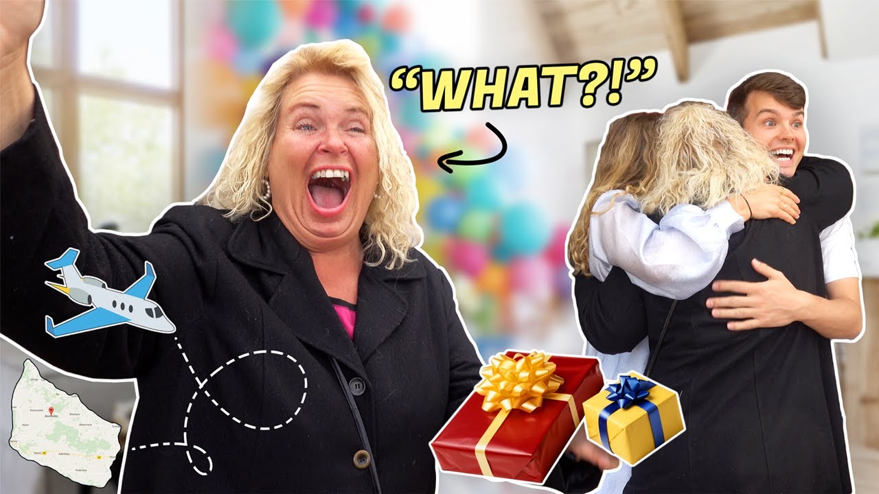 VI OVERRASKER MOR PÅ HENDES FØDSELSDAG!