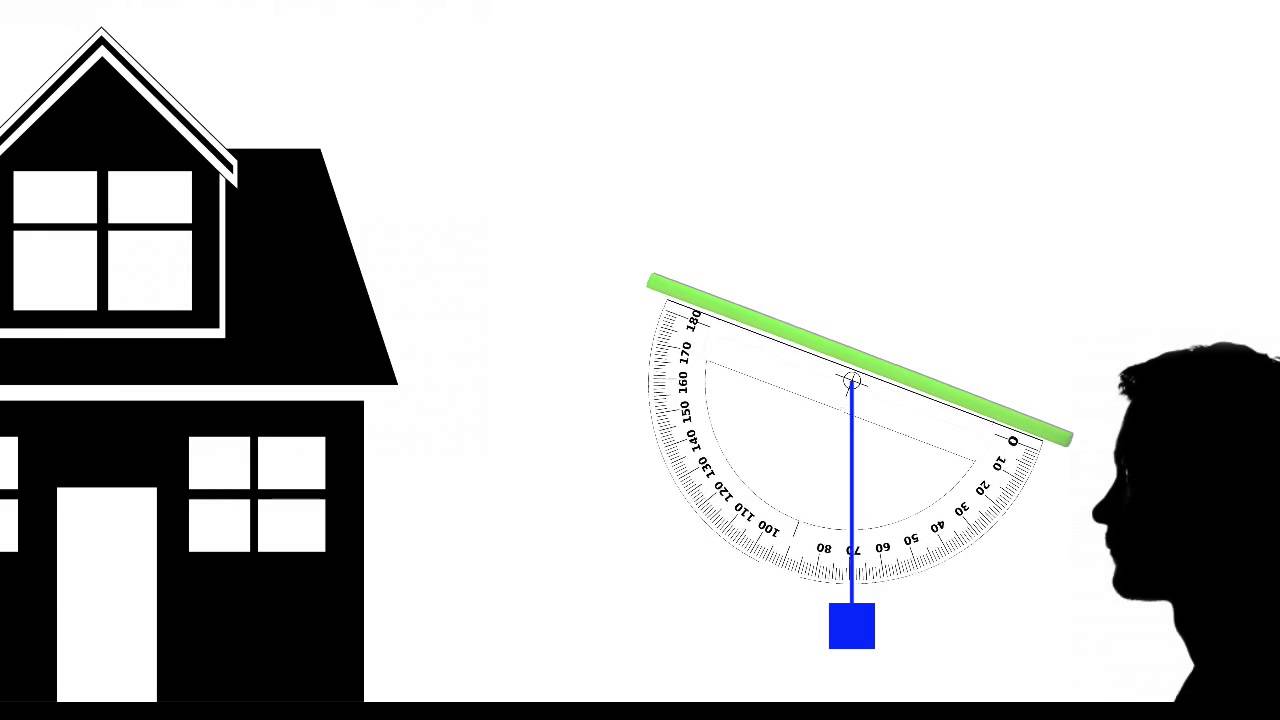 How find the angle of elevation