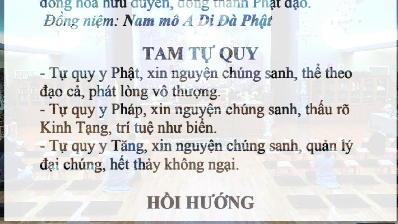 Trì Tụng Đại Bi Sám Pháp (7:30pm - Feb 7, 2026 - Trúc Lâm)