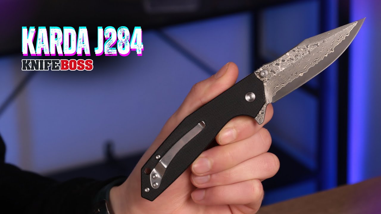 Karda J284 — Damascus | Преміальний складаний ніж 🔪