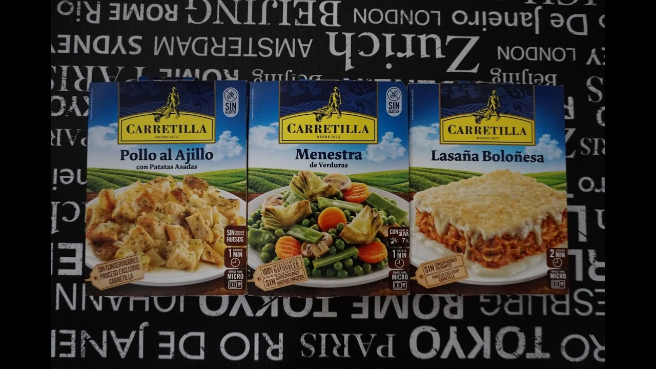 PROBANDO COMIDA PRECOCINADA CARRETILLA  LOS QUE FALTABAN PARTE 3