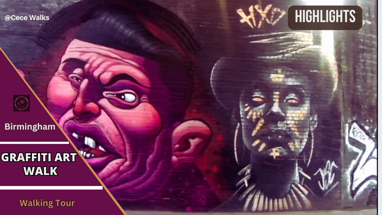 HIGHLIGHTS - Birmingham Graffiti Walk | 2023 |Digbeth | CITY CENTRE Walking Tour