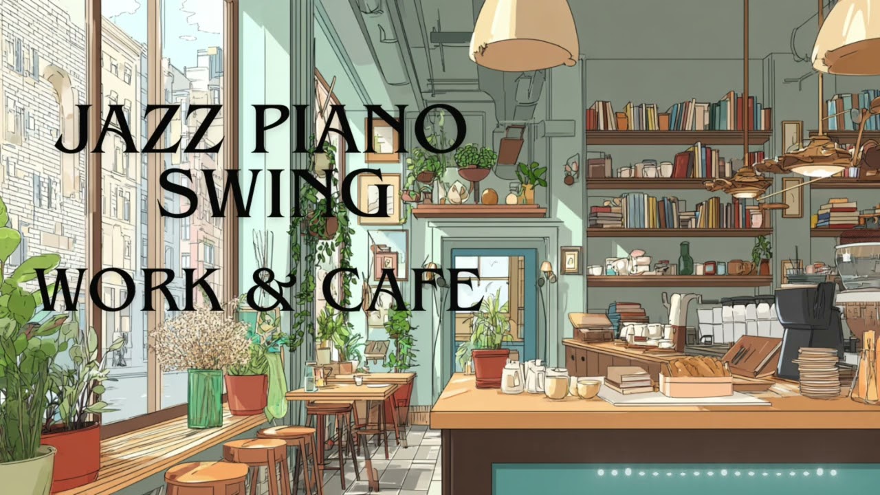 【ジャズピアノBGM】作業用BGM/カフェBGM♪　作業や楽しい気分で過ごしたい時間にもピッタリです！ 心弾む明るいジャズをお楽しみください♪