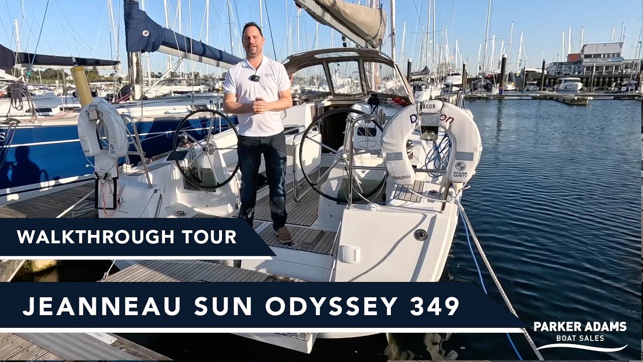 Full Walkthrough Tour of this stunning Sailing Yacht - Jeanneau Sun Odyssey 349, a spacious marvel!