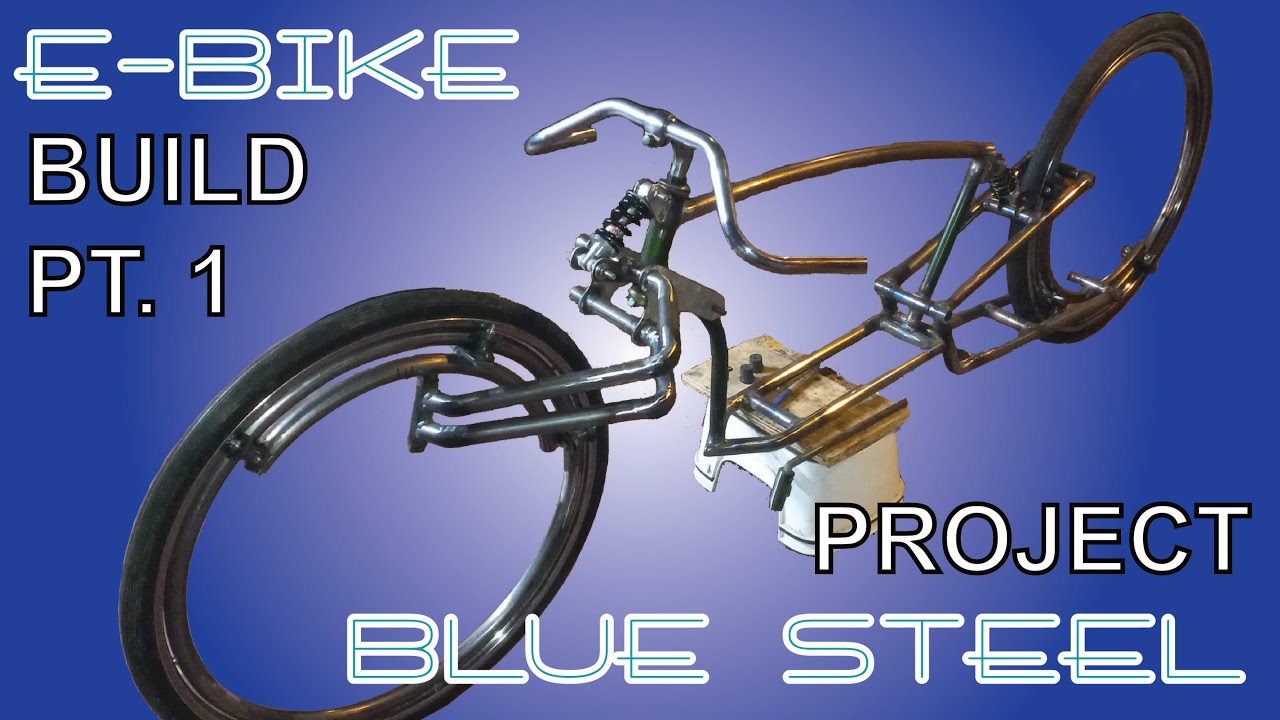 Blue Steel pt. 1 - custom ebike build from old schwinn