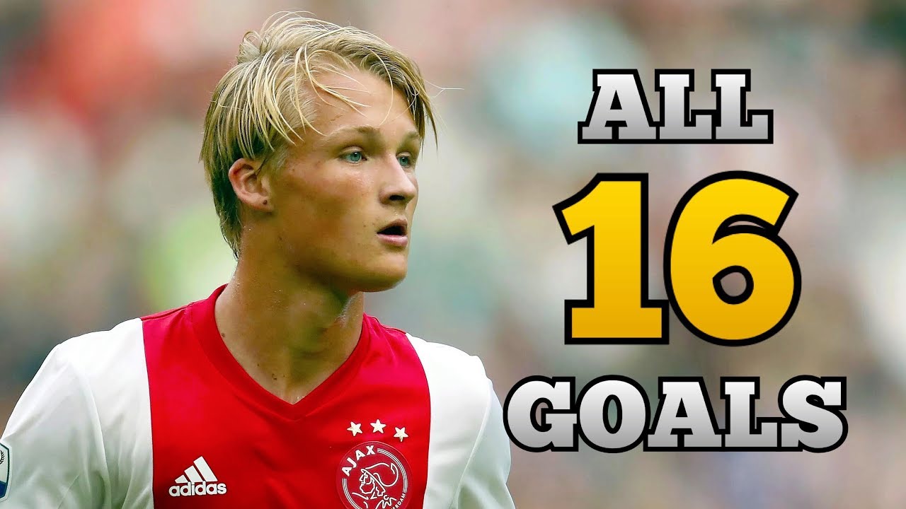 Kasper Dolberg ● All 16 Goals in Eredivisie ● 2016/17｜Ajax｜HD