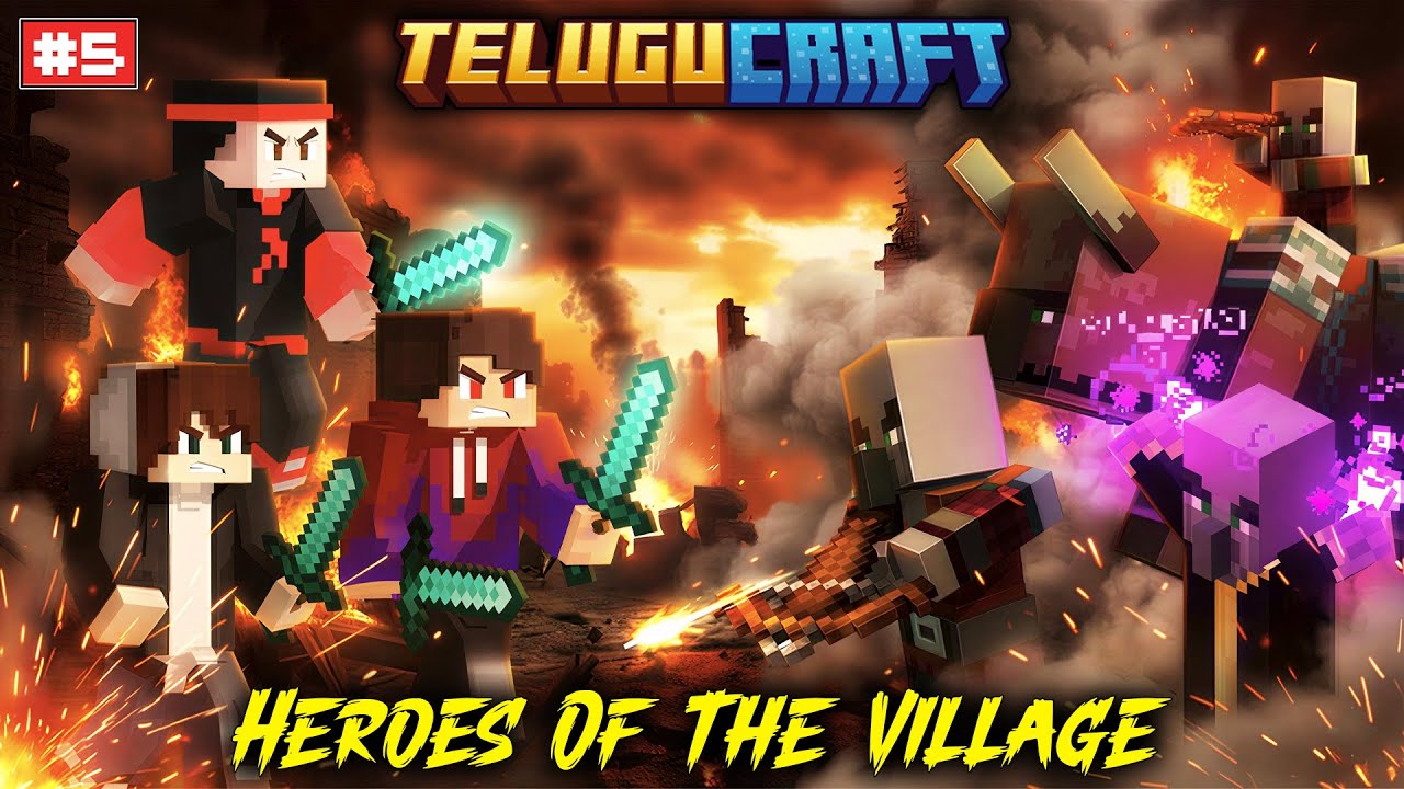 💥Epic RAID & Adventures in Telugucraft SMP | Candyftw