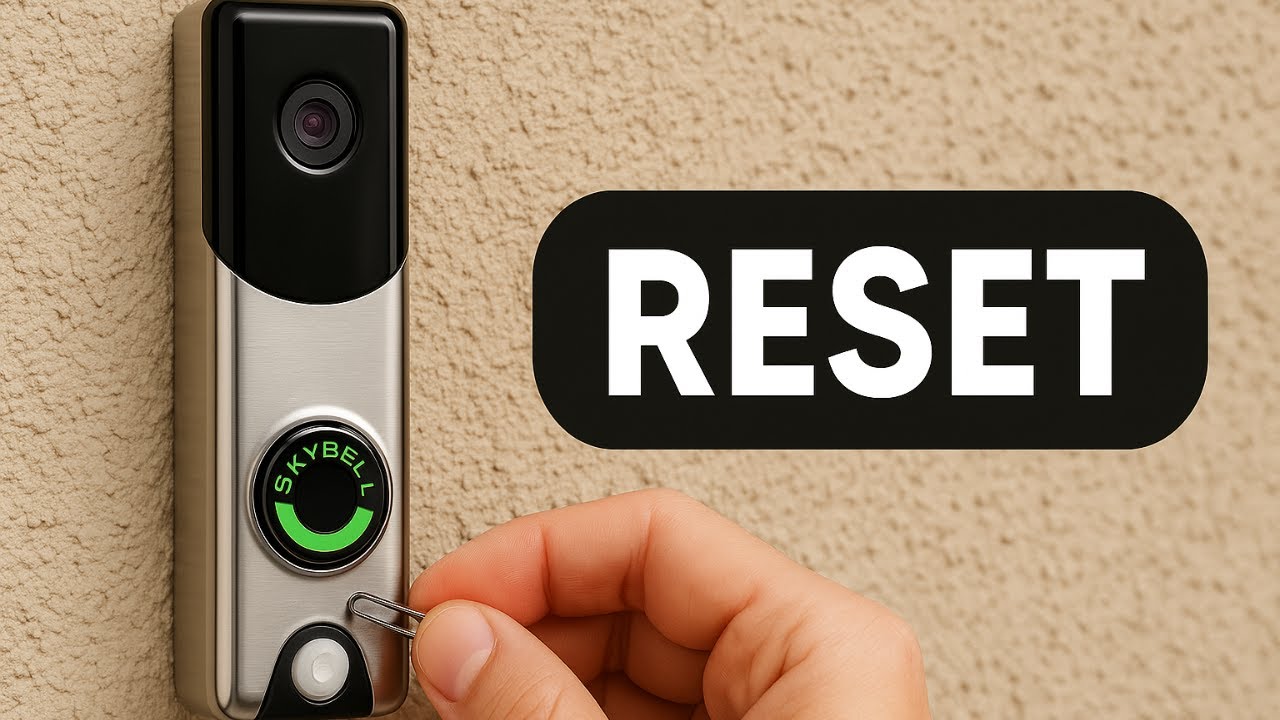 Как сбросить настройки дверного звонка SkyBell