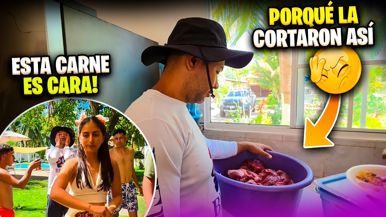 NOOO! Las cocineras arruinaron la CARNE CARA que compramos para el cumpleaños.
