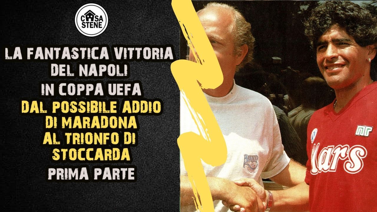 DAL POSSIBILE ADDIO DI MARADONA AL TRIONFO DI STOCCARDA.LA GRANDE CAVALCATA DEL NAPOLI DEL 1988-89