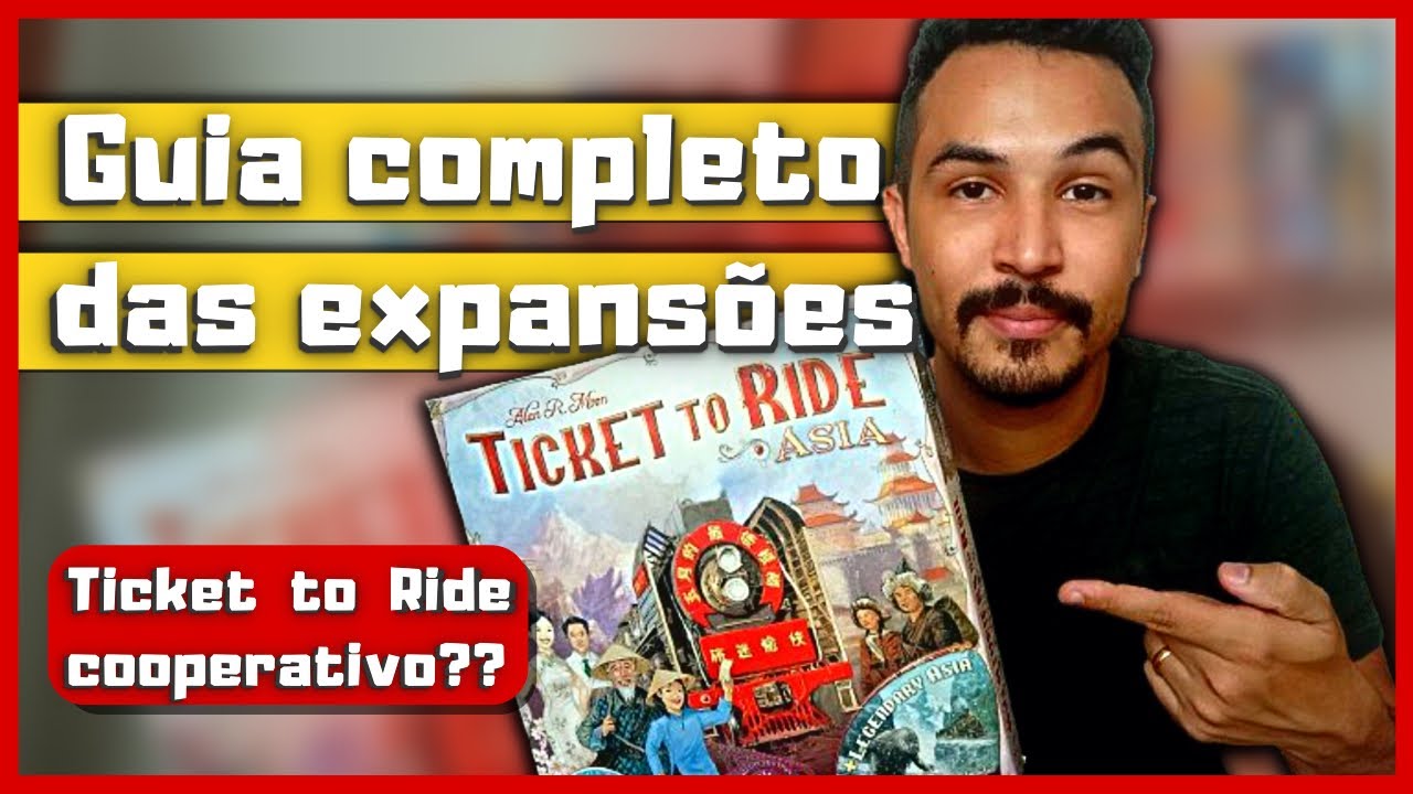 Ticket to Ride Ásia - TUDO sobre a expansão Map Collection 1 |TOP5 BG
