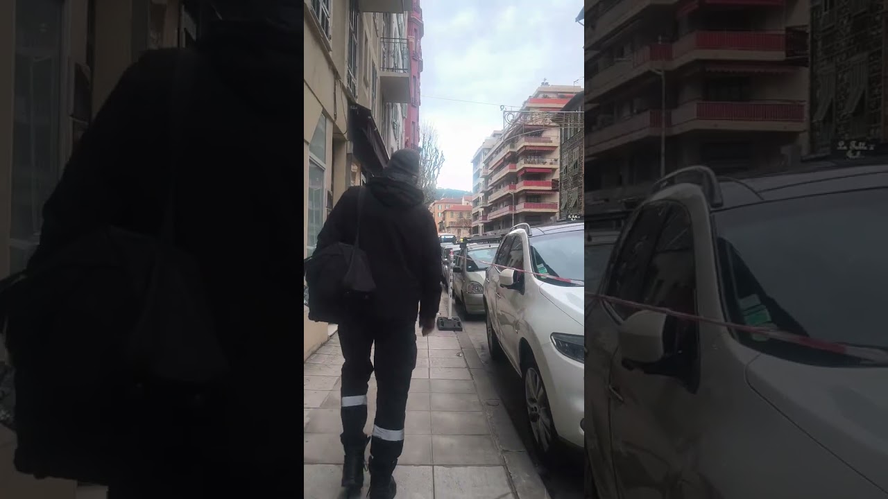 Silent Walking from the Port to Gare de Nice Riquier | Real Sounds 4K