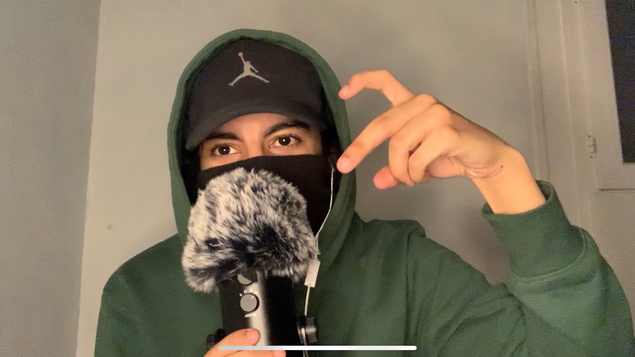 ASMR  ✨💆🏽‍♂️Massage crânien/Head Massage avec/with fluffy mic ✨💆🏽‍♂️