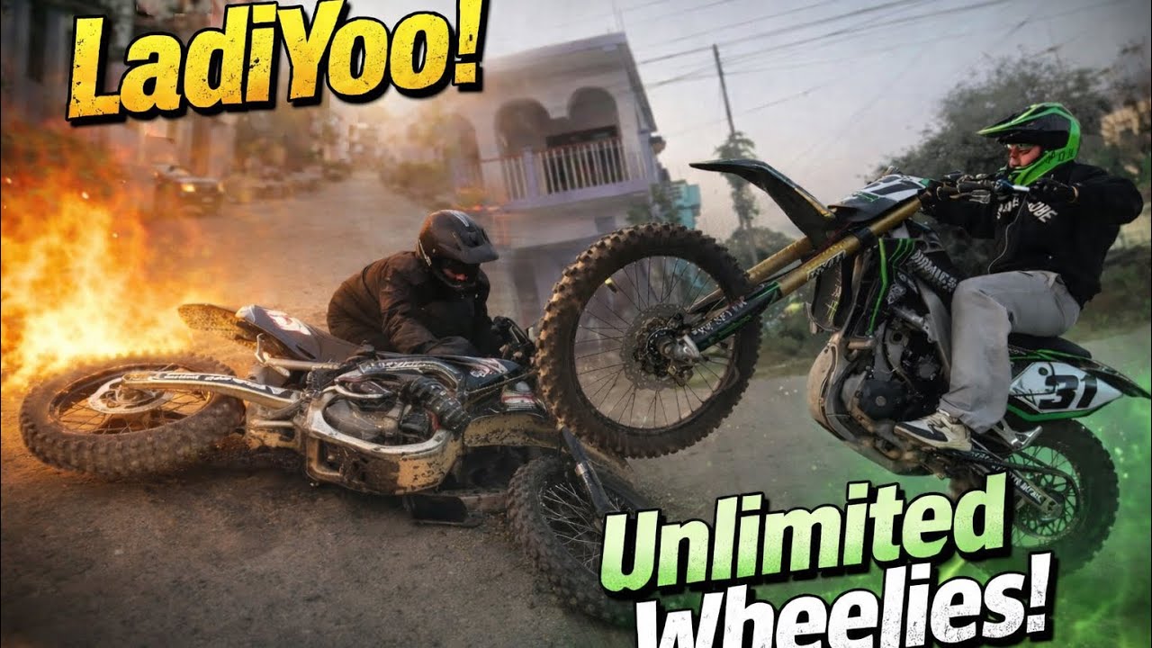 After long time wheelie 🤙😜 