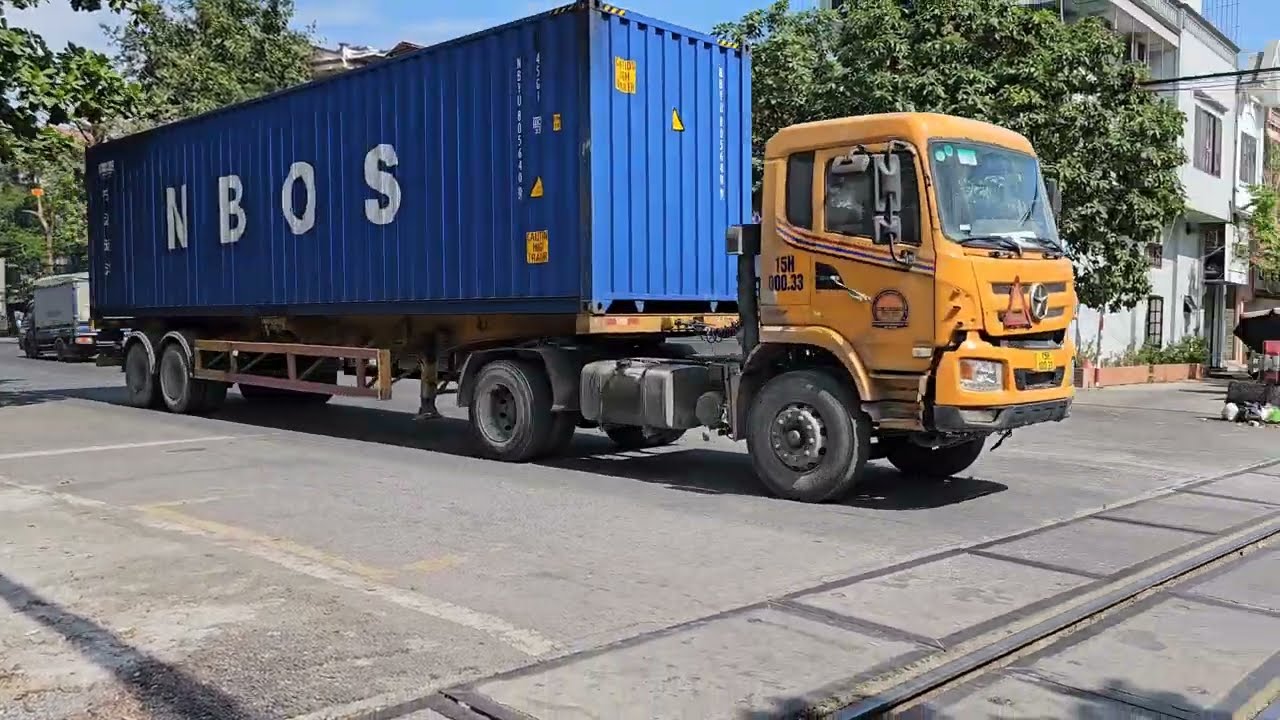 4K USA, EU TRUCK CONTAINER | Xe ô tô đầu kéo qua đường sắt, xe ben, xe bồn, xe container
