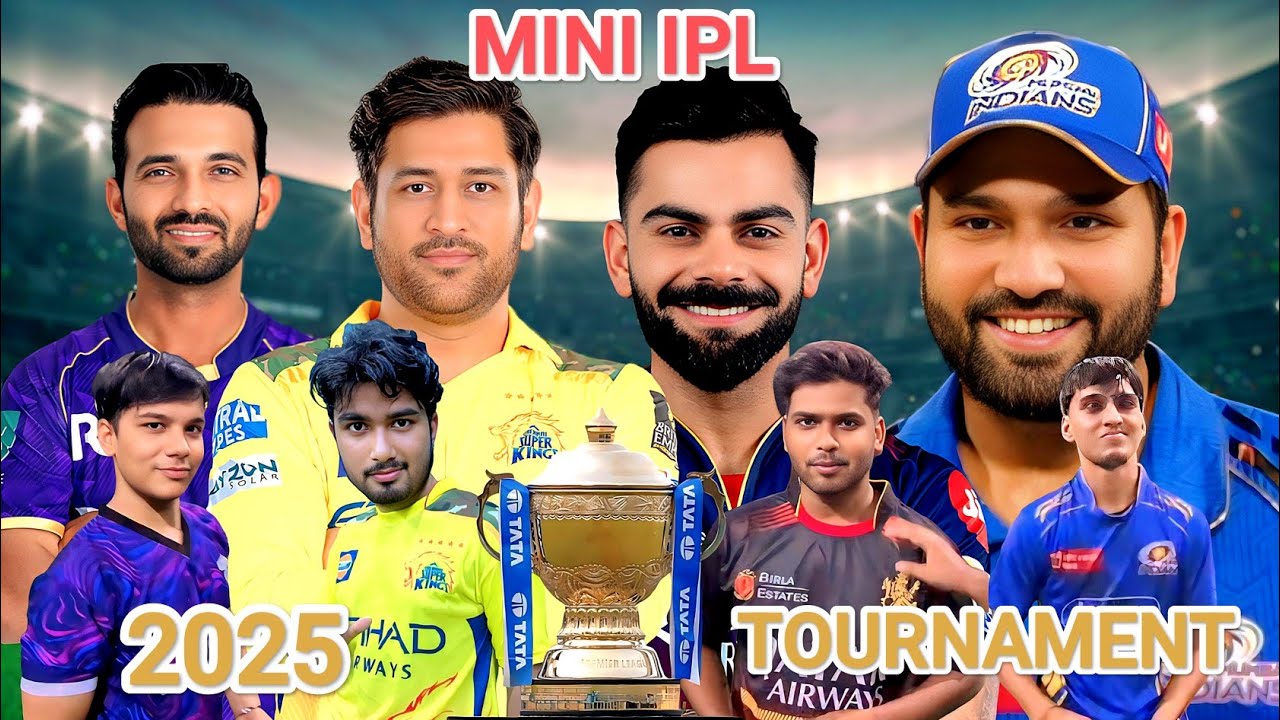 I Organised a MINI IPL TOURNAMENT 2025 | MI come back story🔥 | Intense matches 😳