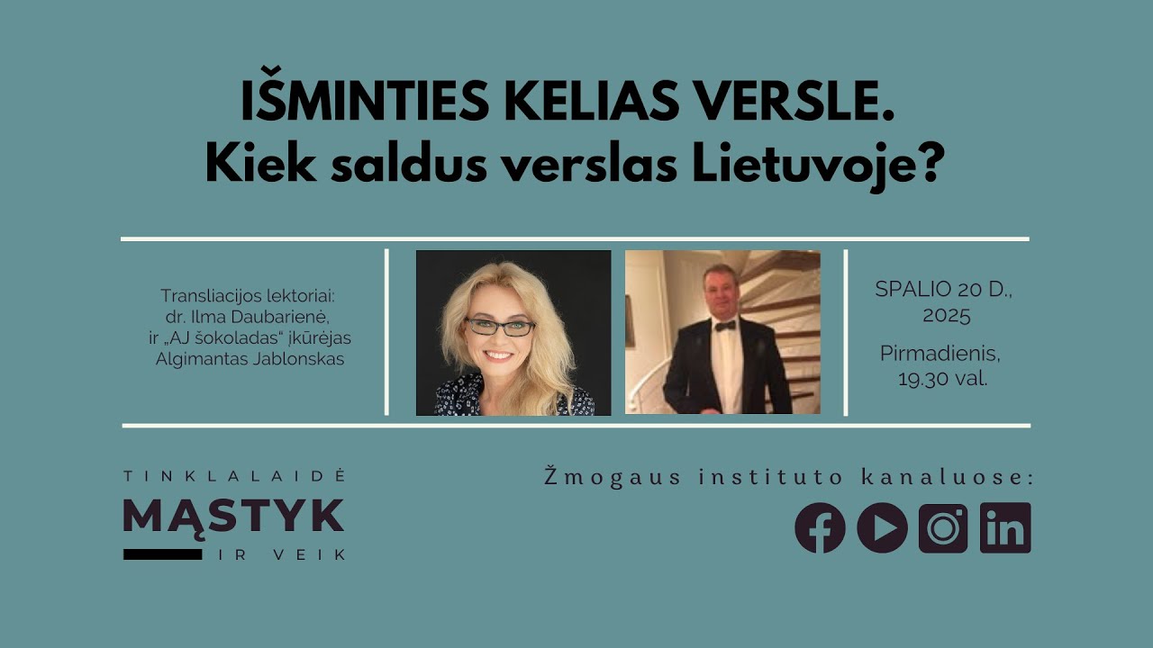 Kiek saldus verslas Lietuvoje?