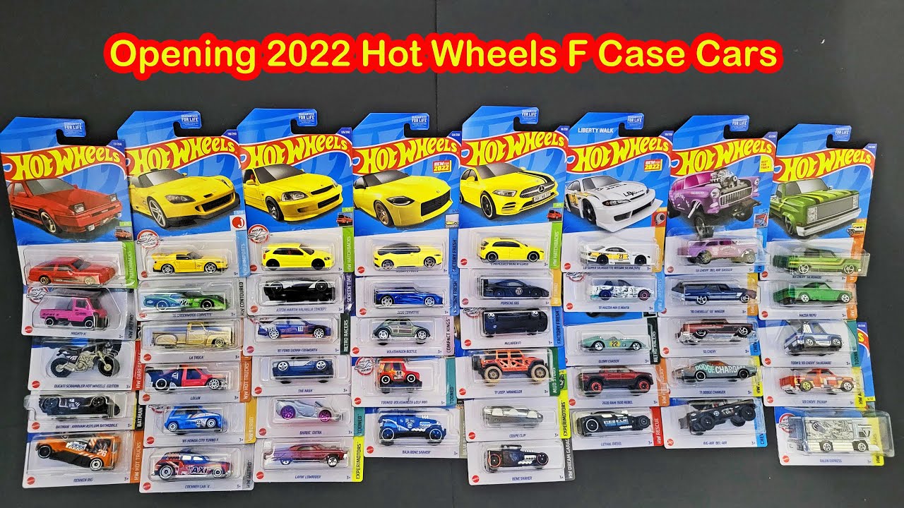 Opening 2022 Hot Wheels F Case Cars