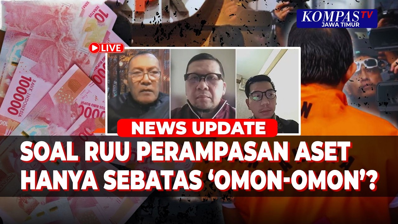 [Full] Eks Komisioner KPK Soroti RUU Perampasan Aset Lambat, Begini Jawab DPR-Bakom Pemerintah
