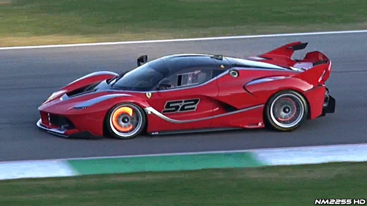 Ferrari FXX K Glowing Brakes, Flames & LOUD Downshifts! - Finali Mondiali Ferrari 2015