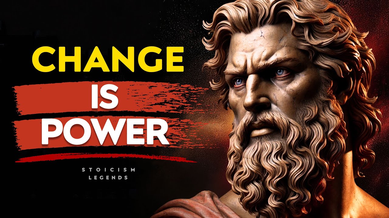 Change Is Power There Is No Better Teacher - Stoicism Legends Marcus Aurelius Philosophy