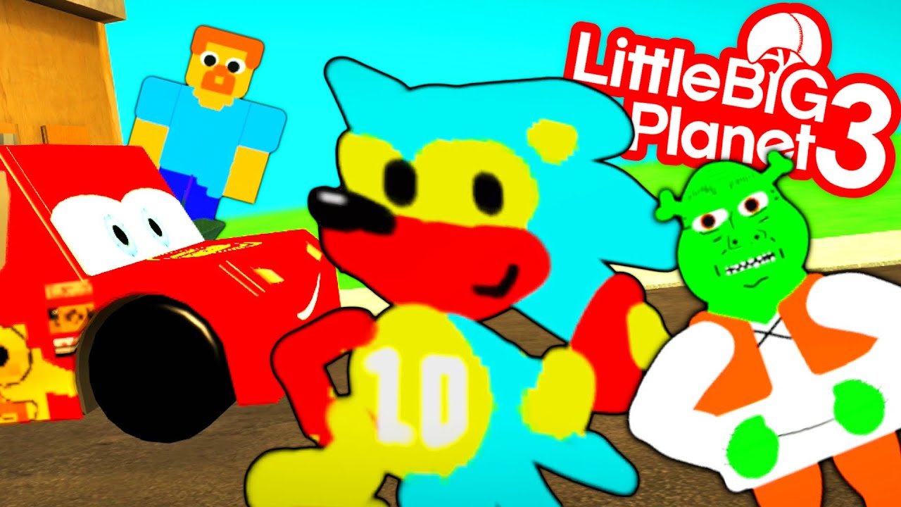 Гарри Поттер Обама SONIC 10 Игра - Игровой процесс LittleBigPlanet 3 PS4