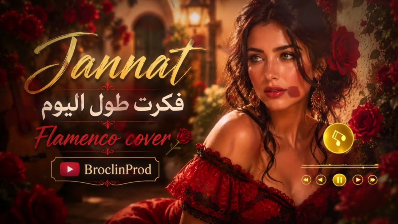 Jannat - Fakrt Tol Elyoum (Flamenco Cover) | جنات - فكرت طول اليوم | BroclinProd